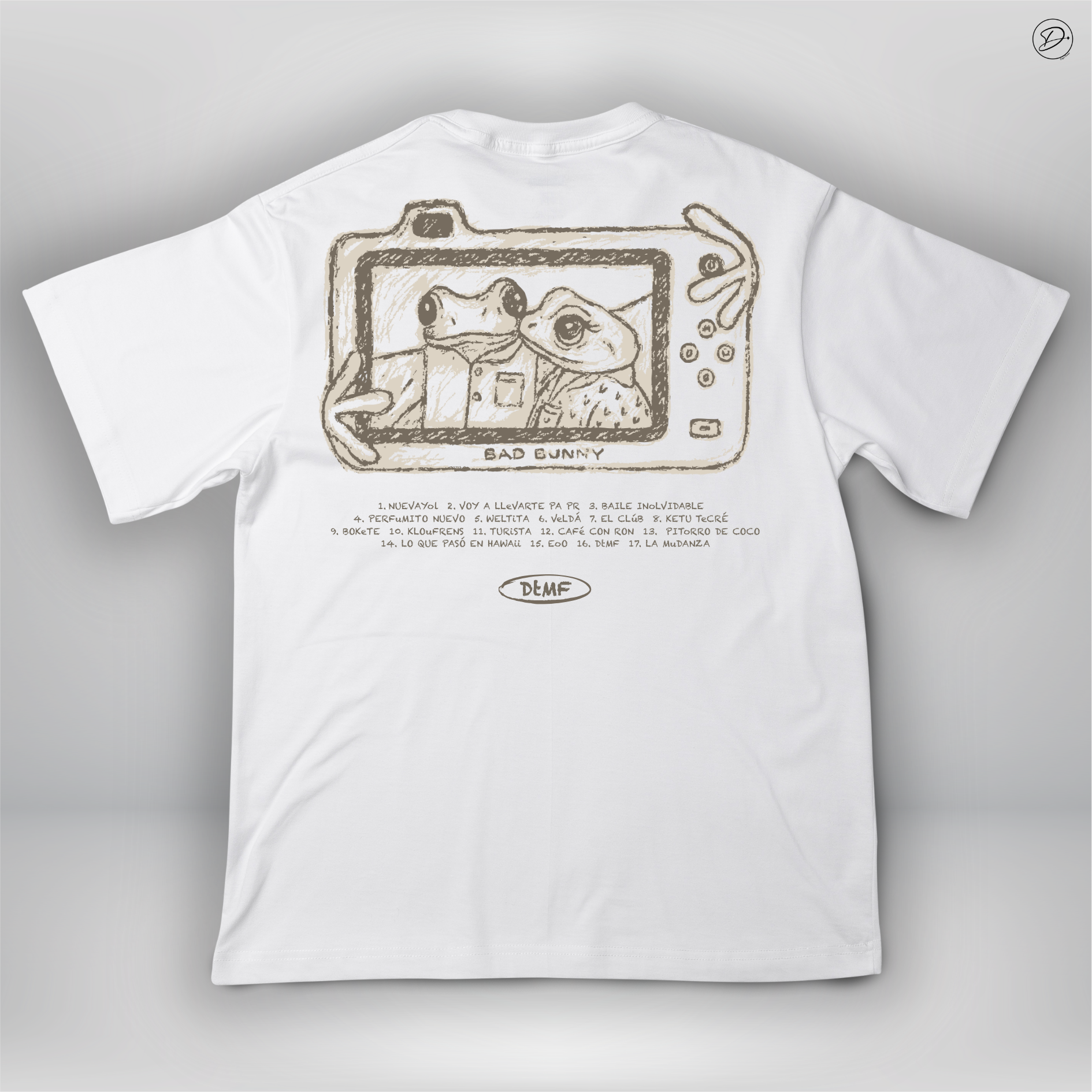 Camiseta "DTMF Sapo Concho" - Bad Bunny