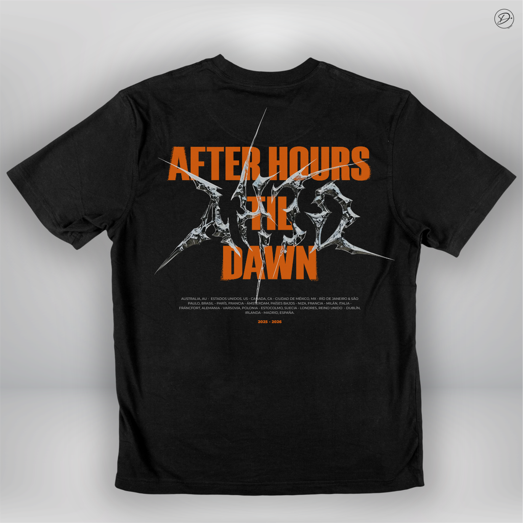 Camiseta "After Hours Tour 2026" - The Weeknd