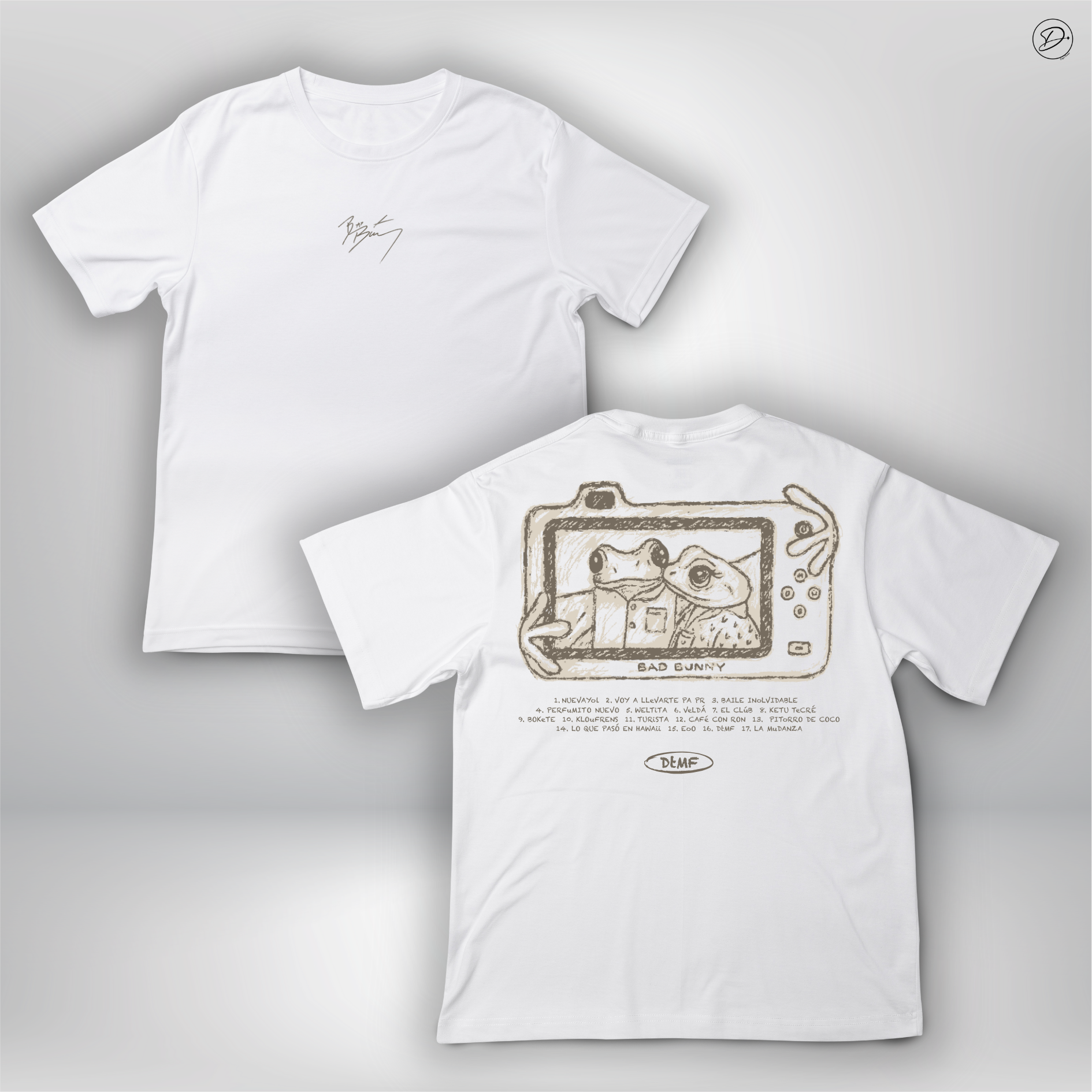 Camiseta "DTMF Sapo Concho" - Bad Bunny