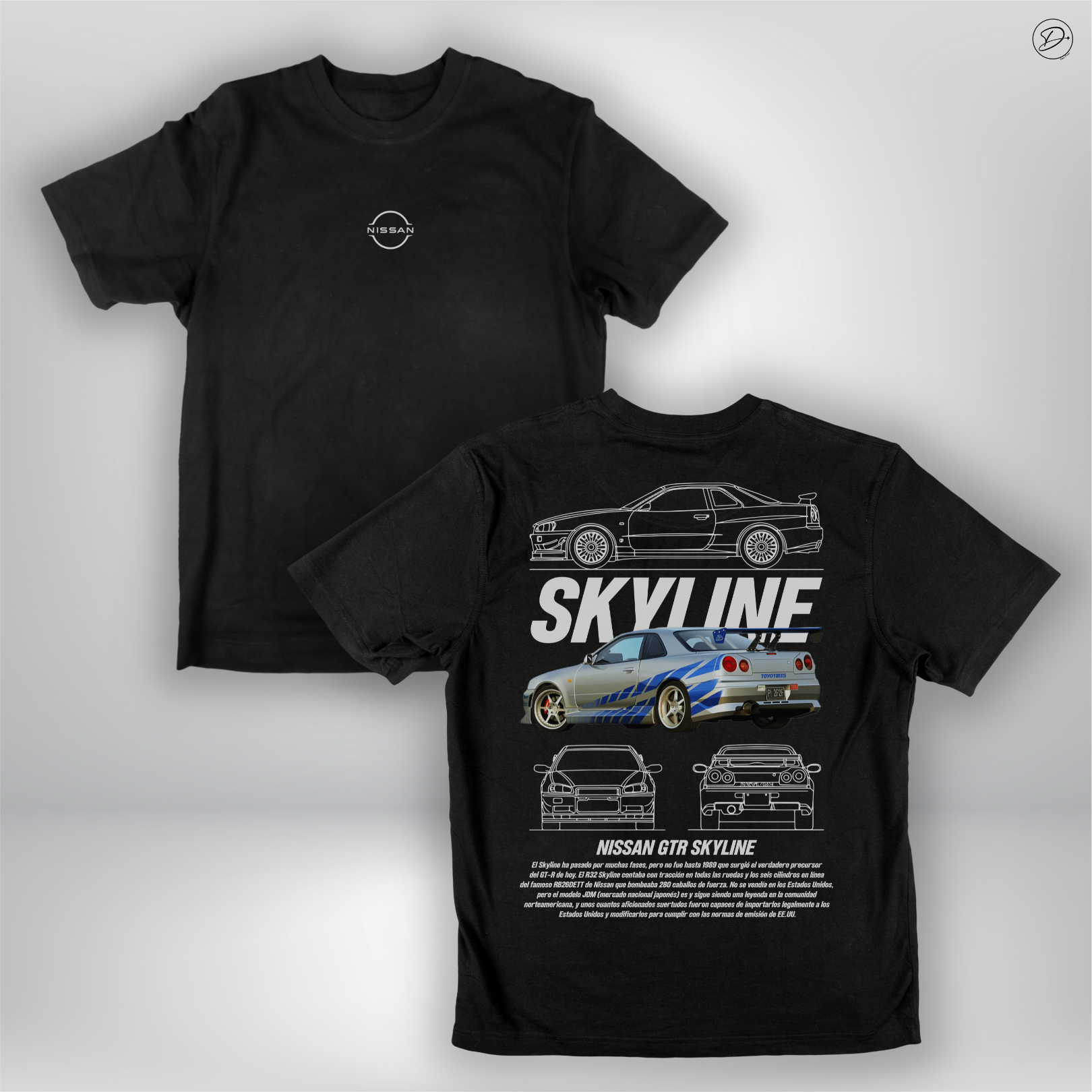 Camiseta "Nissan Skyline"